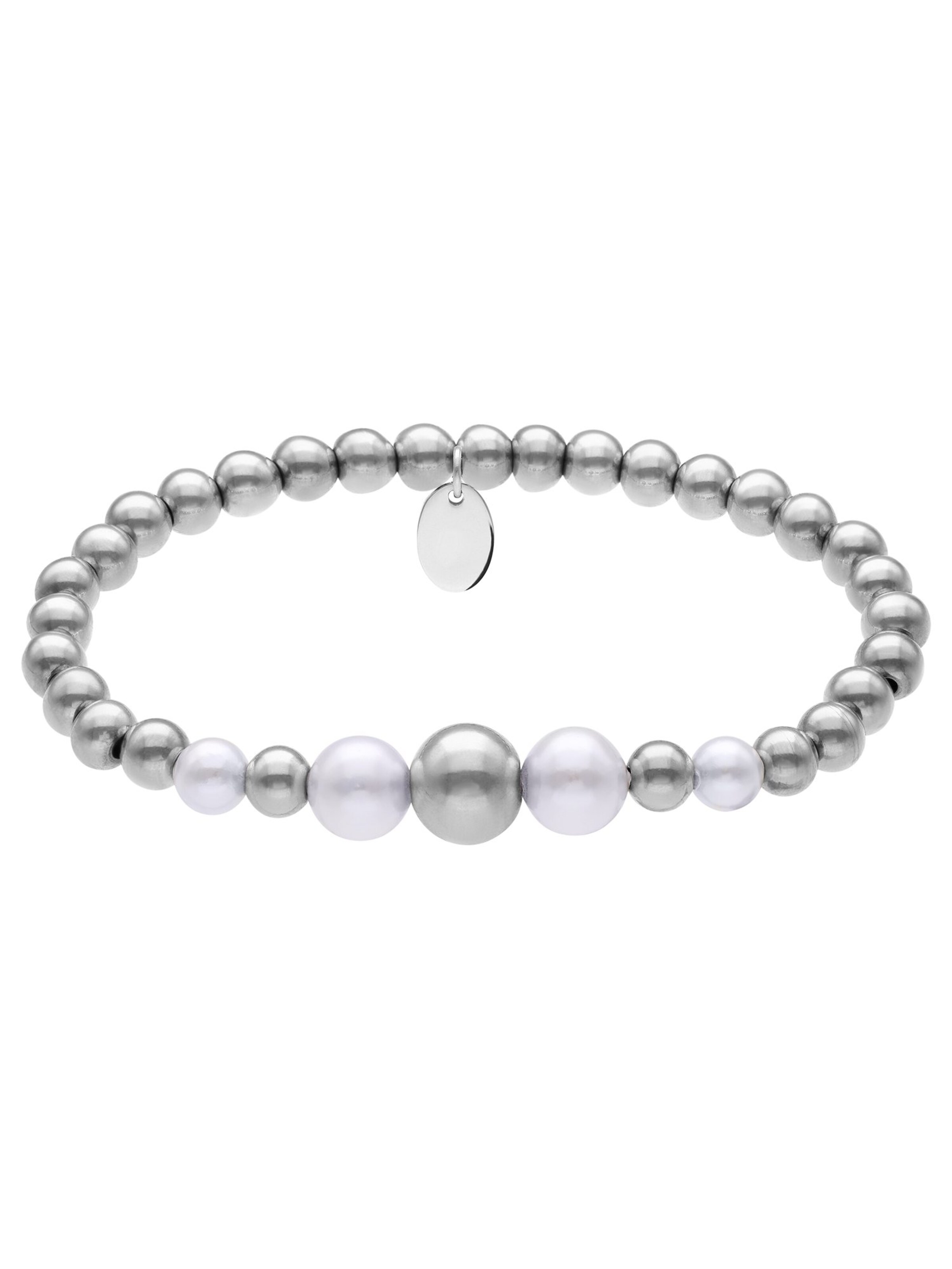 Lucardi Bracelet in Silver / White, Item view