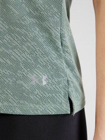 T-shirt fonctionnel 'Launch Camo' UNDER ARMOUR en vert