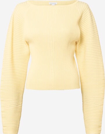 Pullover di Warehouse in giallo: frontale