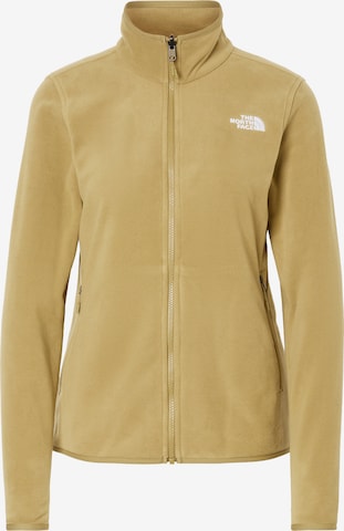 Veste en polaire fonctionnelle 'GLACIER' THE NORTH FACE en marron : devant