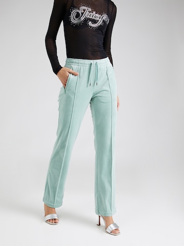 Juicy Couture Широка кройка Панталон 'Tina' в синьо: отпред