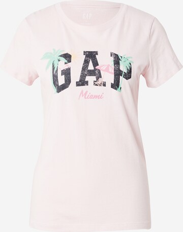 T-shirt GAP en rose : devant