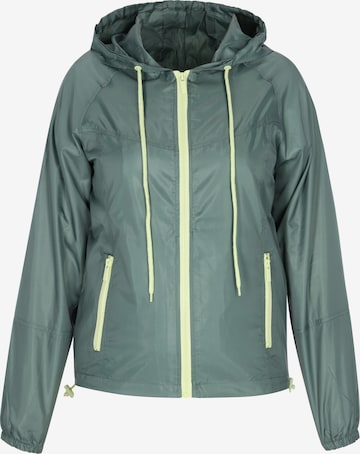 Veste mi-saison hoona en vert : devant