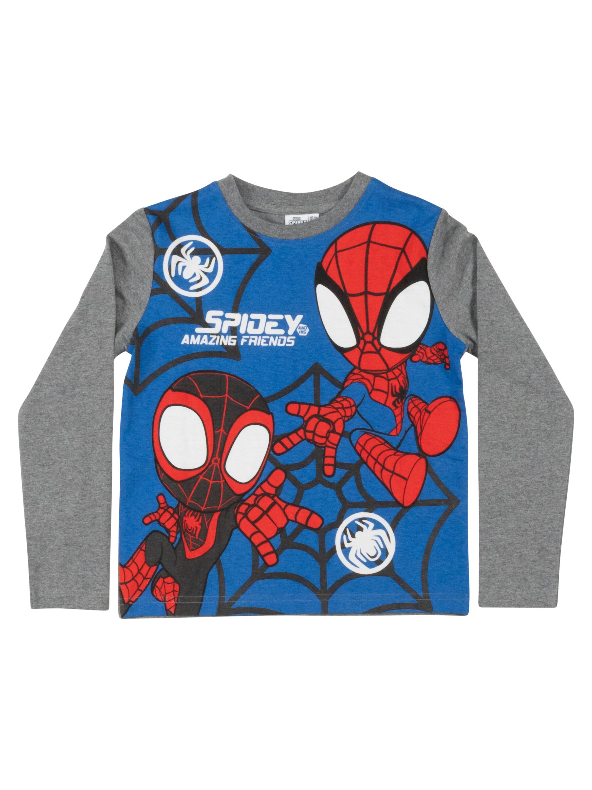 SPIDERMAN Pajamas 'Marvel Spidey und seine Super-Freunde' in Grey