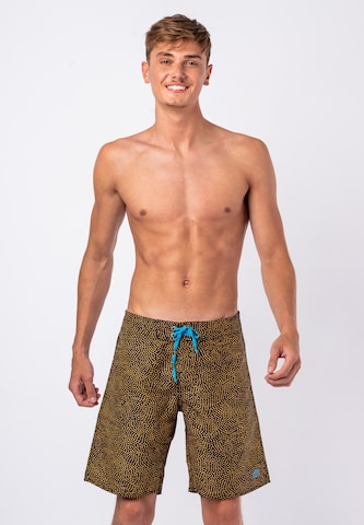 Panareha Board Shorts in Yellow: front