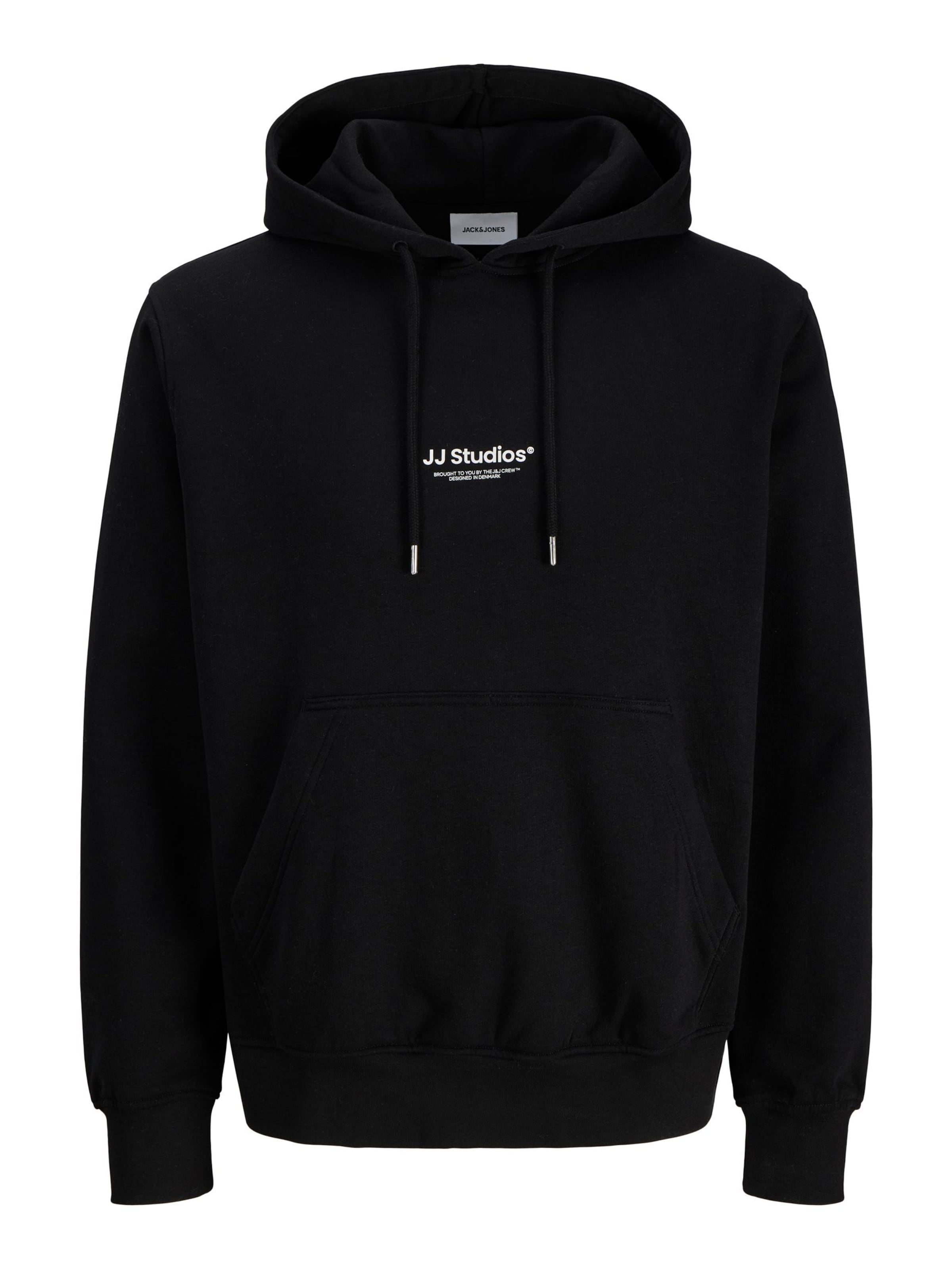 JACK & JONES Свитшот 'Soho' в Черный: спереди