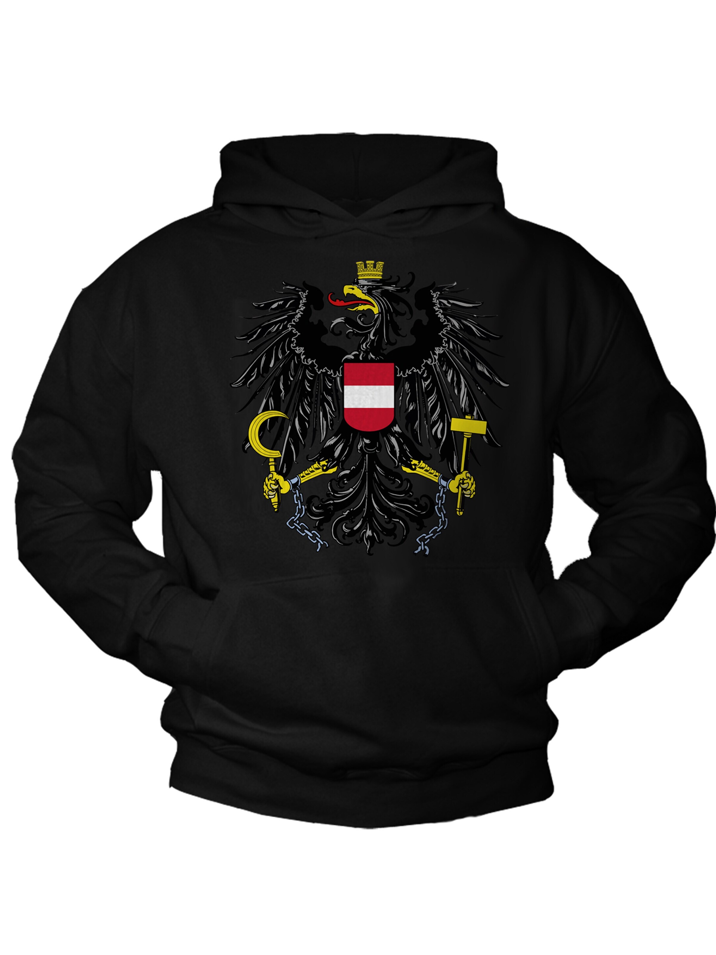 MAKAYA Sweatshirt in Black: front