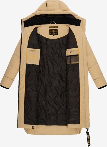 MARIKOO Toiminnallinen pitkä takki 'Benikoo' värissä beige