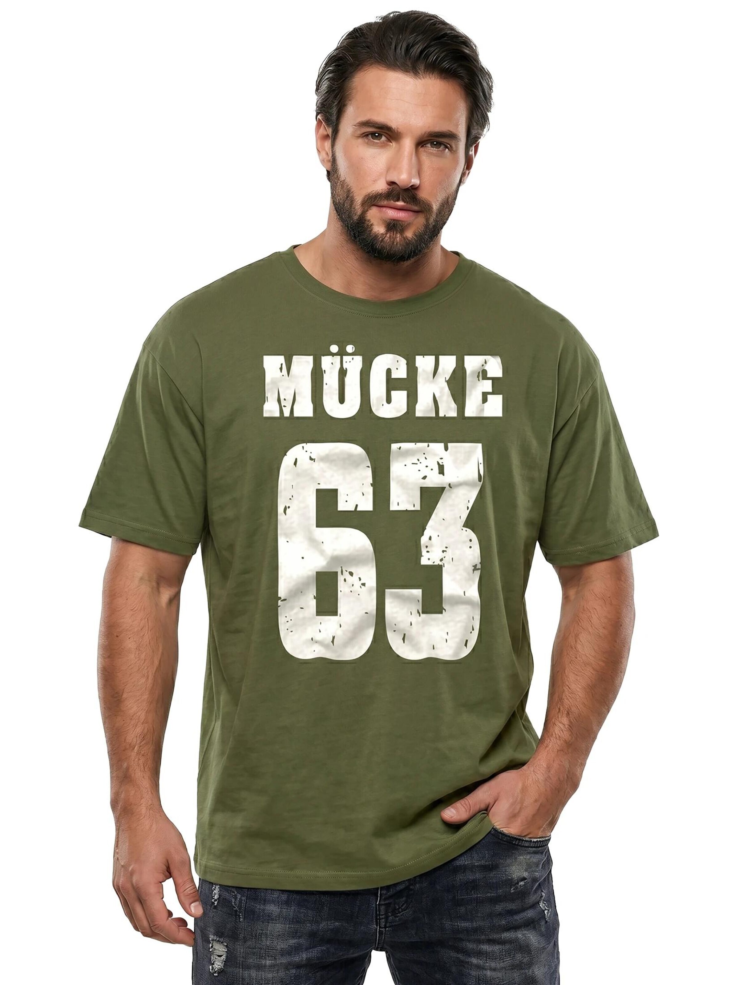 MAKAYA Shirt 'Mücke 63' in Green