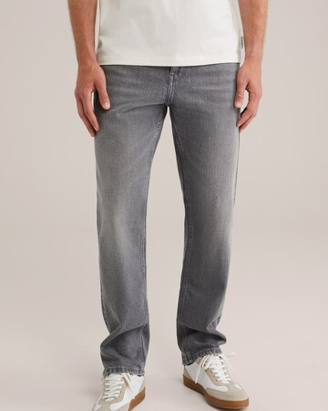 WE Fashion Regular Jeans in Grey: front