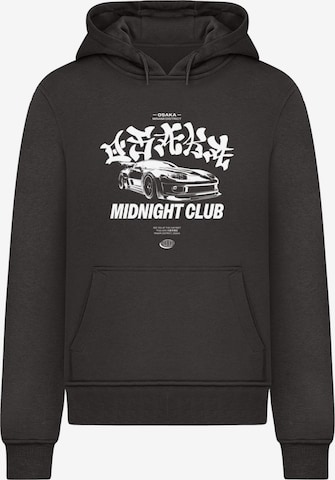 Mister Tee Bluzka sportowa 'Midnight Racing Club' w kolorze czarny: przód