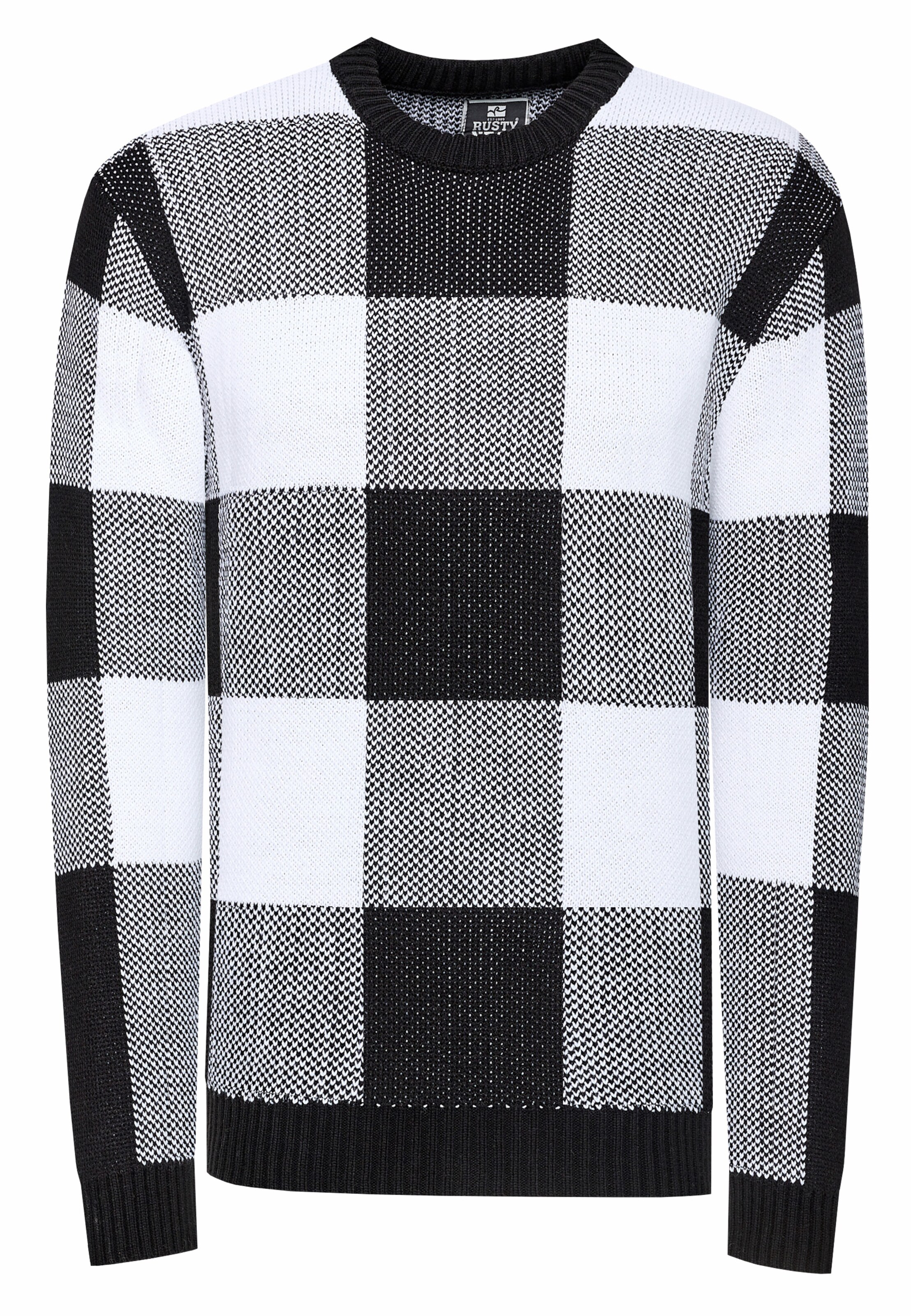 Rusty Neal Trui in Grijs: voorkant