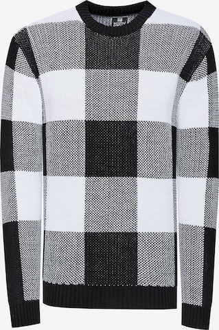 Rusty Neal Pullover in Grau: Vorderseite