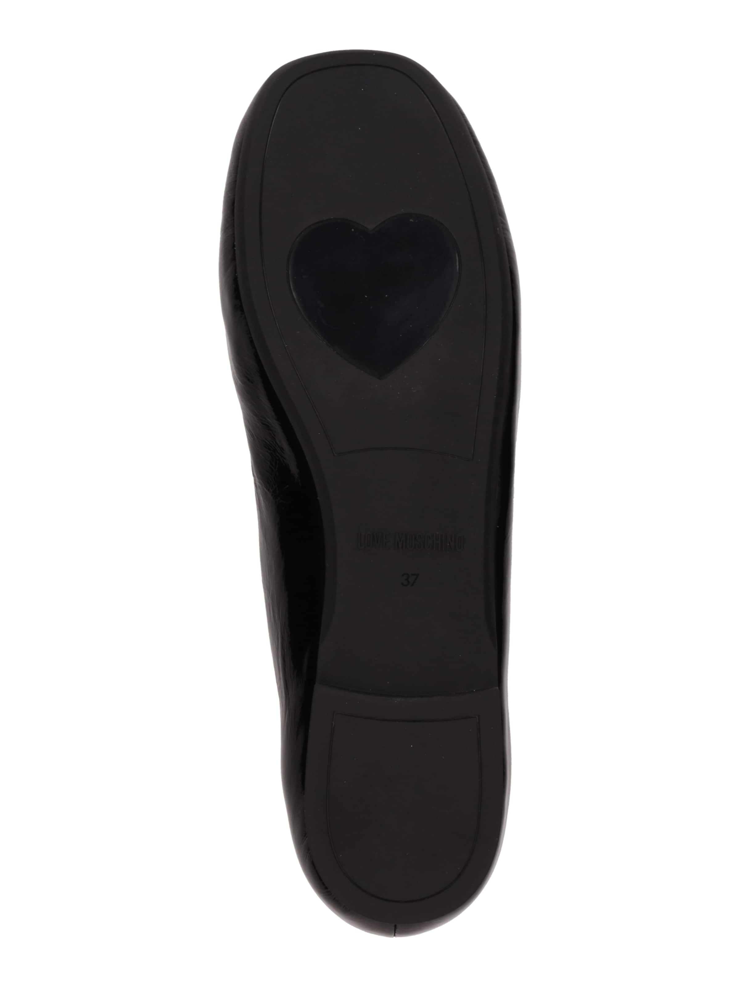 Love Moschino Балетки с ремешком в Черный