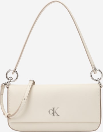 Sac bandoulière Calvin Klein Jeans en blanc : devant