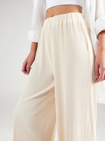 Soft Rebels Wide Leg Housut 'Asiatic' värissä beige