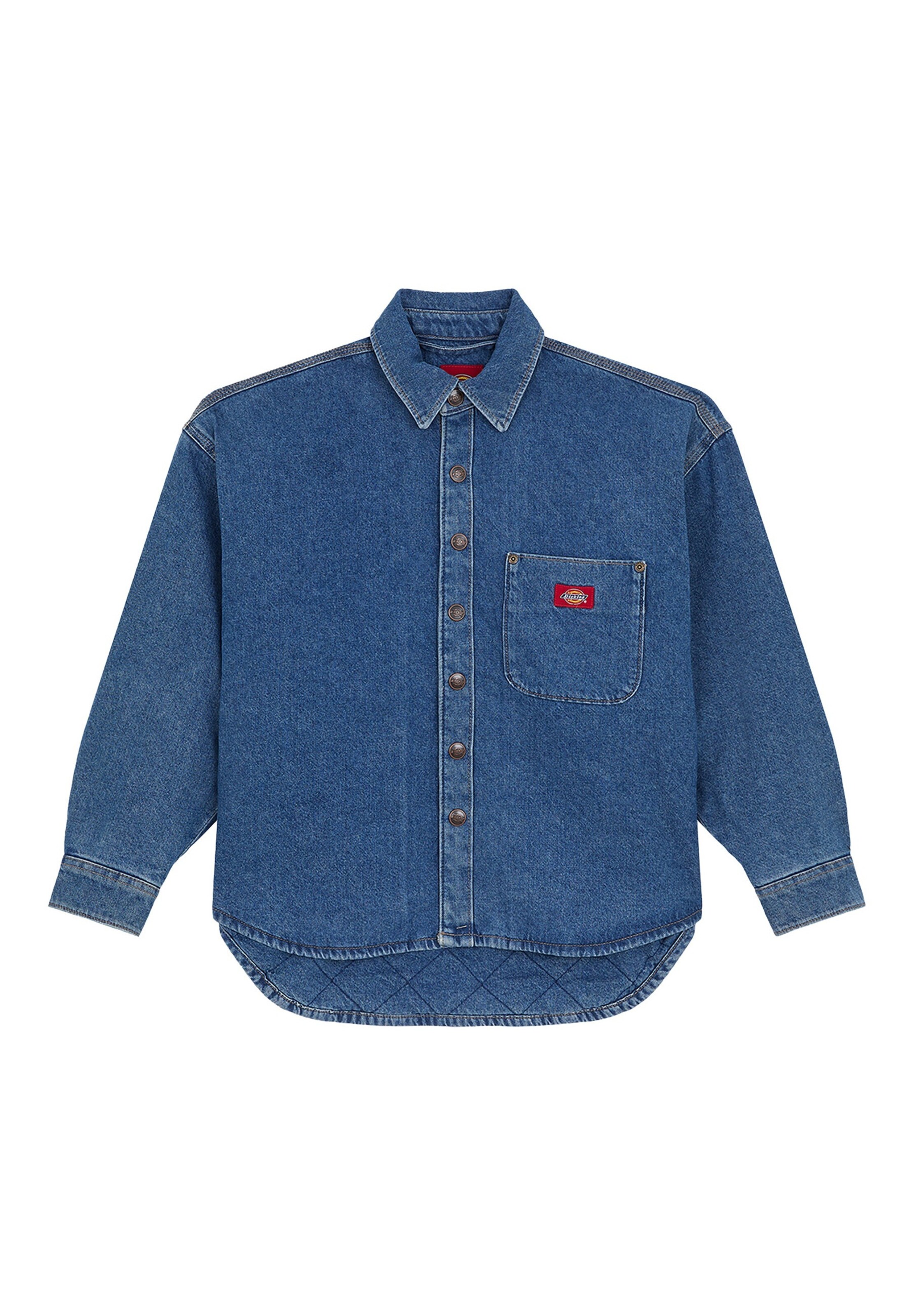 DICKIES Bluse in Blau: Vorderseite