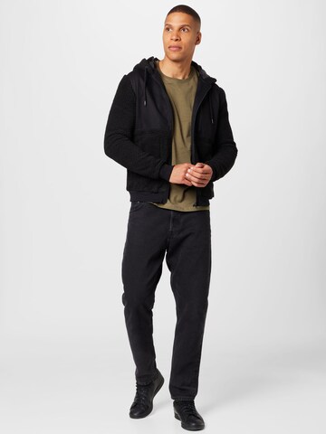 !Solid Between-season jacket in Black