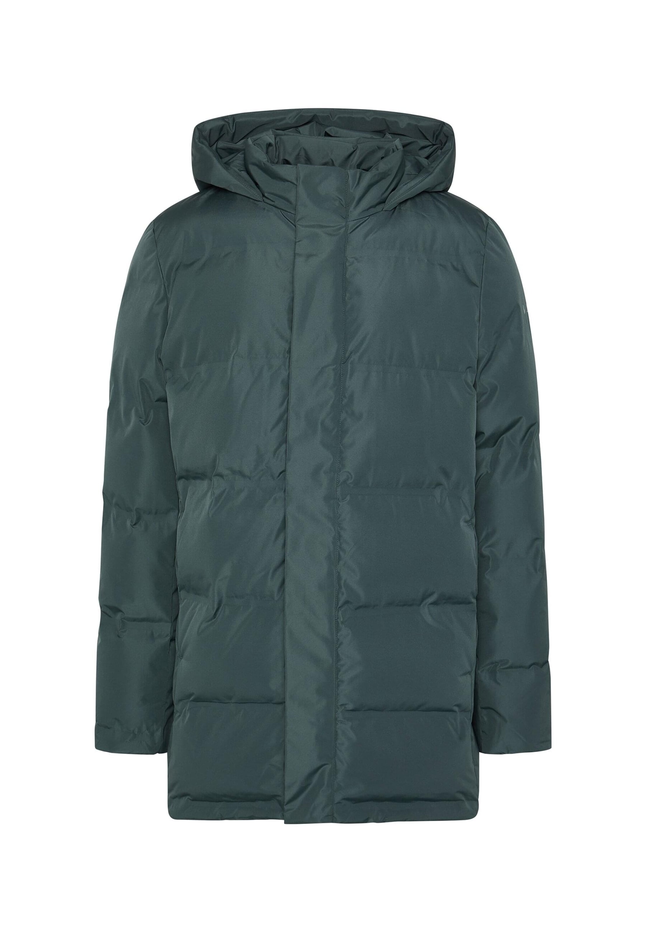 Born Living Yoga Winter jacket 'Saiko' in Blue: front