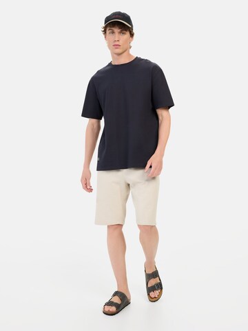 CAMEL ACTIVE Loosefit Bermuda Shorts mit elastischem Bund in Beige