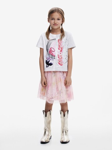 Desigual Тениска 'Spider Woman' в бяло