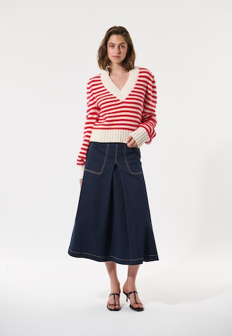 Dea Kudibal Sweater 'Anemone' in Red