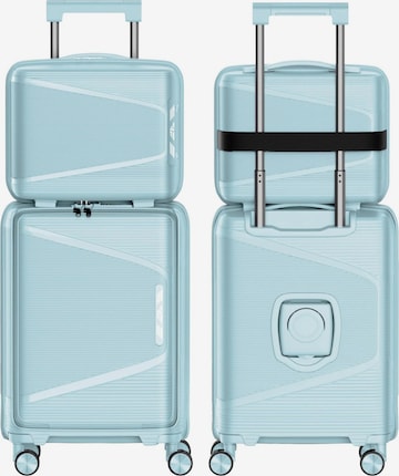 4FLY Suitcase Set 'Linea Lux' in Blue: front
