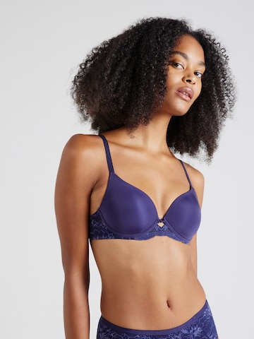 TRIUMPH Bra 'Amourette Charm Conscious' in Blue: front