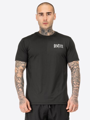 T-Shirt fonctionnel ' COMBS ' Benlee en noir : devant