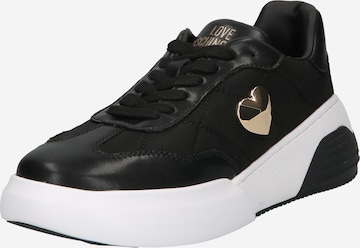 Love Moschino Sneakers laag 'STAR LOVE' in Zwart: voorkant