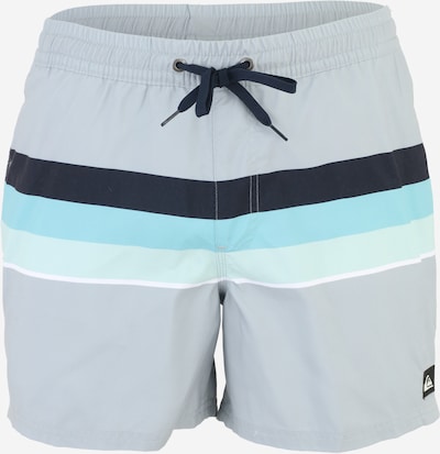 Maudymosi trumpikės 'EVERYDAY VOLLEY' iš QUIKSILVER, spalva – šviesiai mėlyna / šviesiai pilka / šviesiai žalia / juoda, Prekių apžvalga