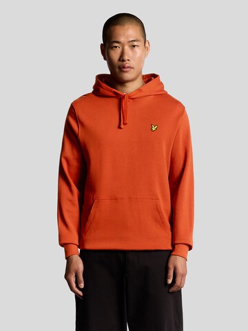 Lyle & Scott Sweatshirt in Rood: voorkant