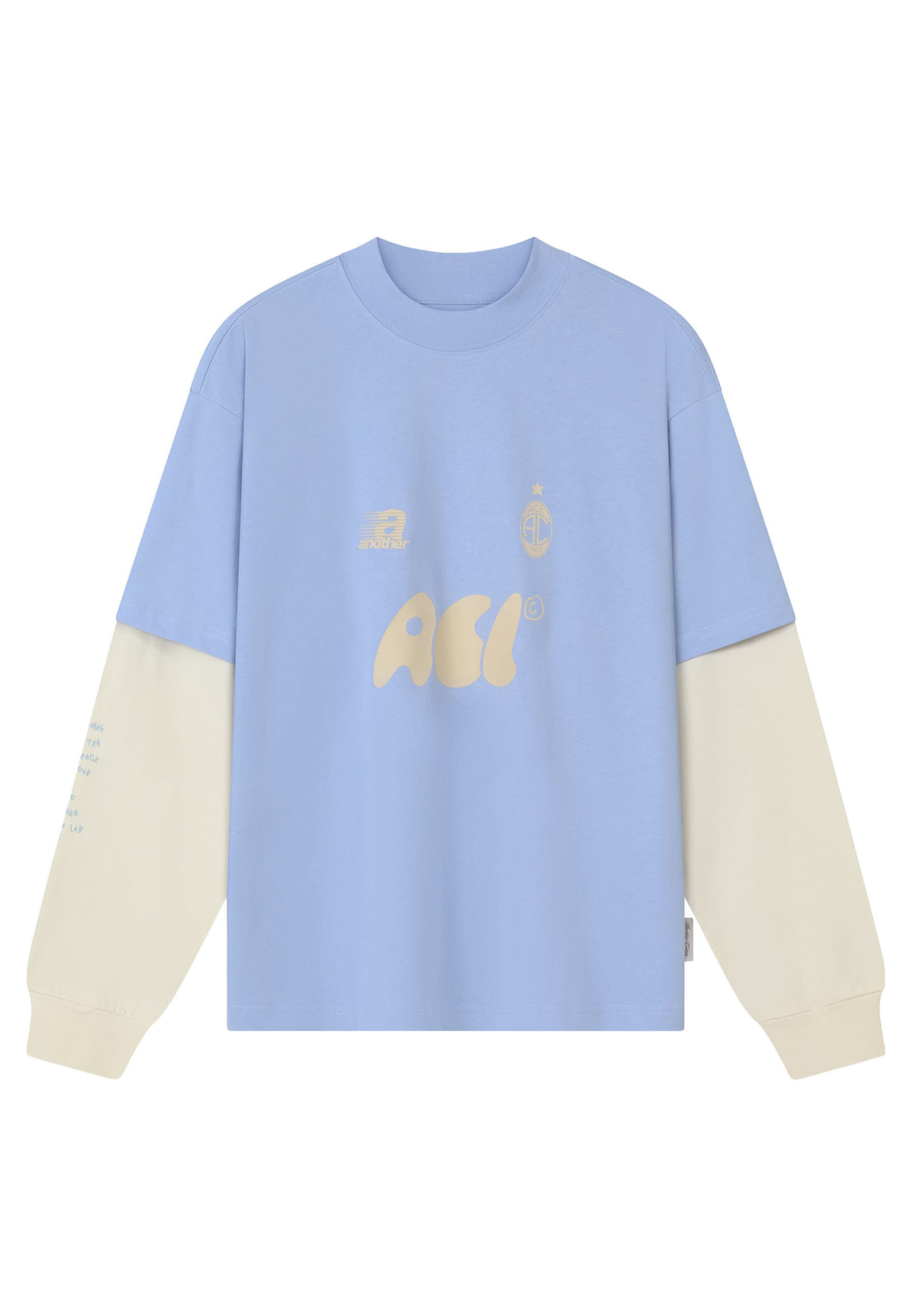 Maglietta di Another Cotton Lab in blu: frontale