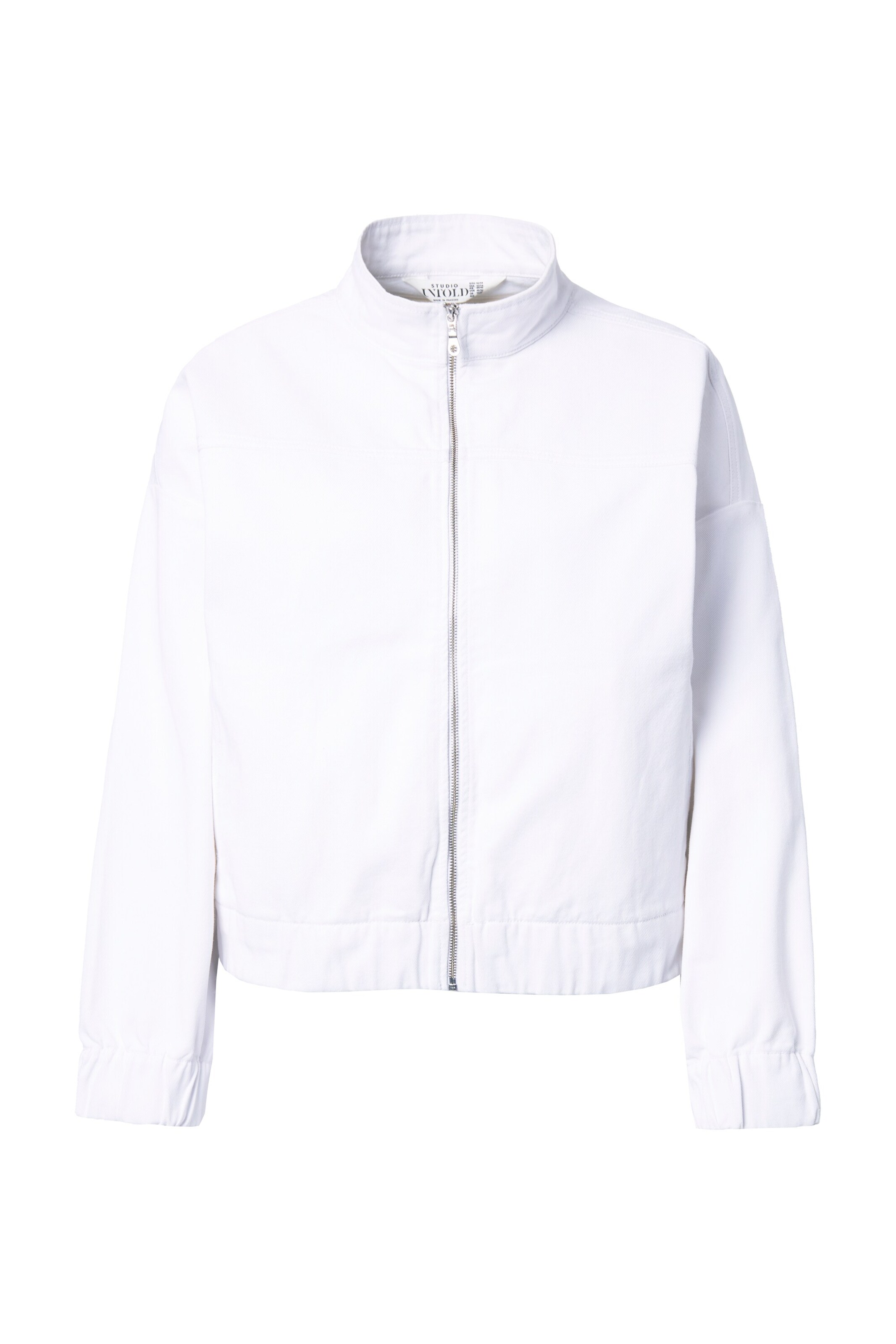 Veste mi-saison Studio Untold en blanc : devant