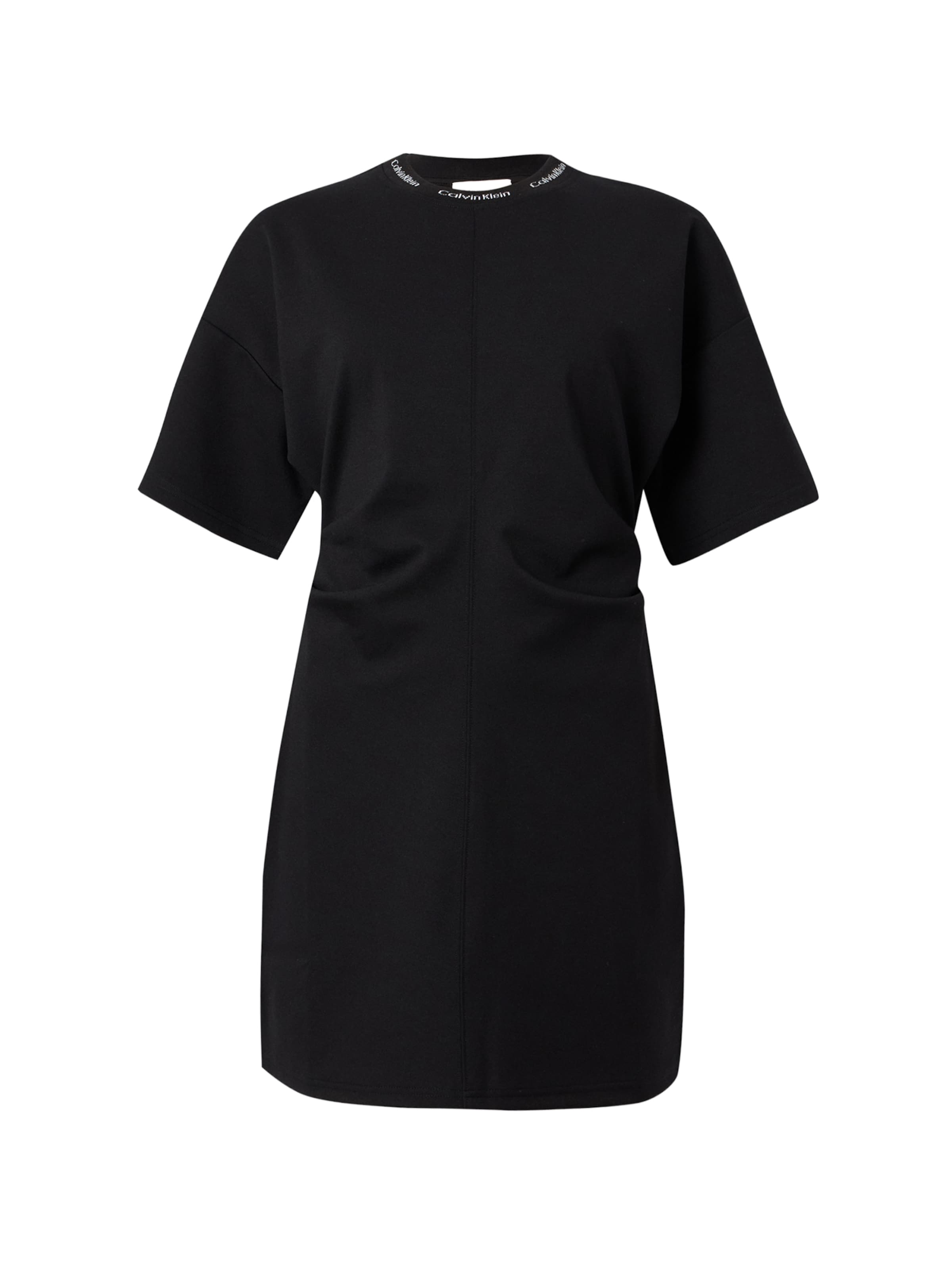 Calvin Klein Jeans Jurk in Zwart: voorkant