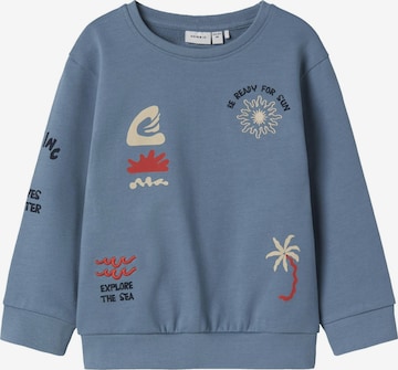 Felpa di NAME IT in blu: frontale