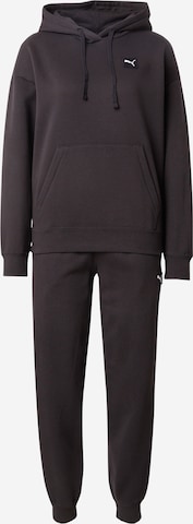 PUMA Тренировочный костюм в Черный: спереди