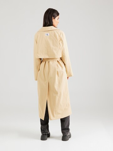 Calvin Klein Jeans Between-Seasons Coat in Beige