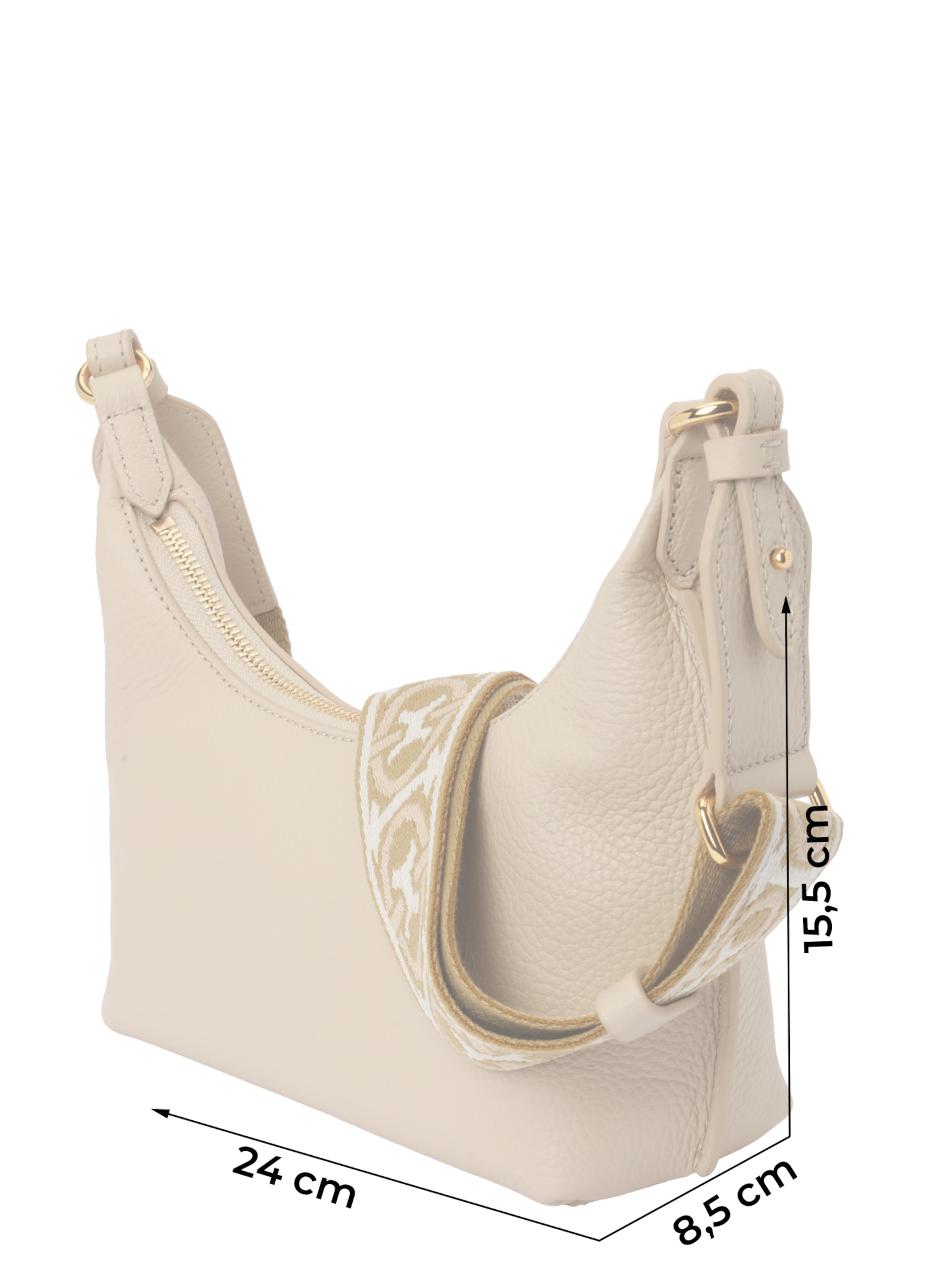 Coccinelle Skuldertaske 'SURI' i grå