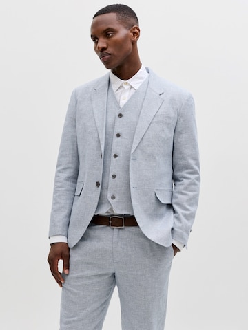 JACK & JONES Slim fit Colbert 'JPRMARTIN' in Blauw: voorkant