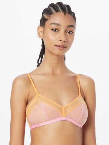 Calvin Klein Underwear Podprsenka 'Pride'' – oranžová: přední strana