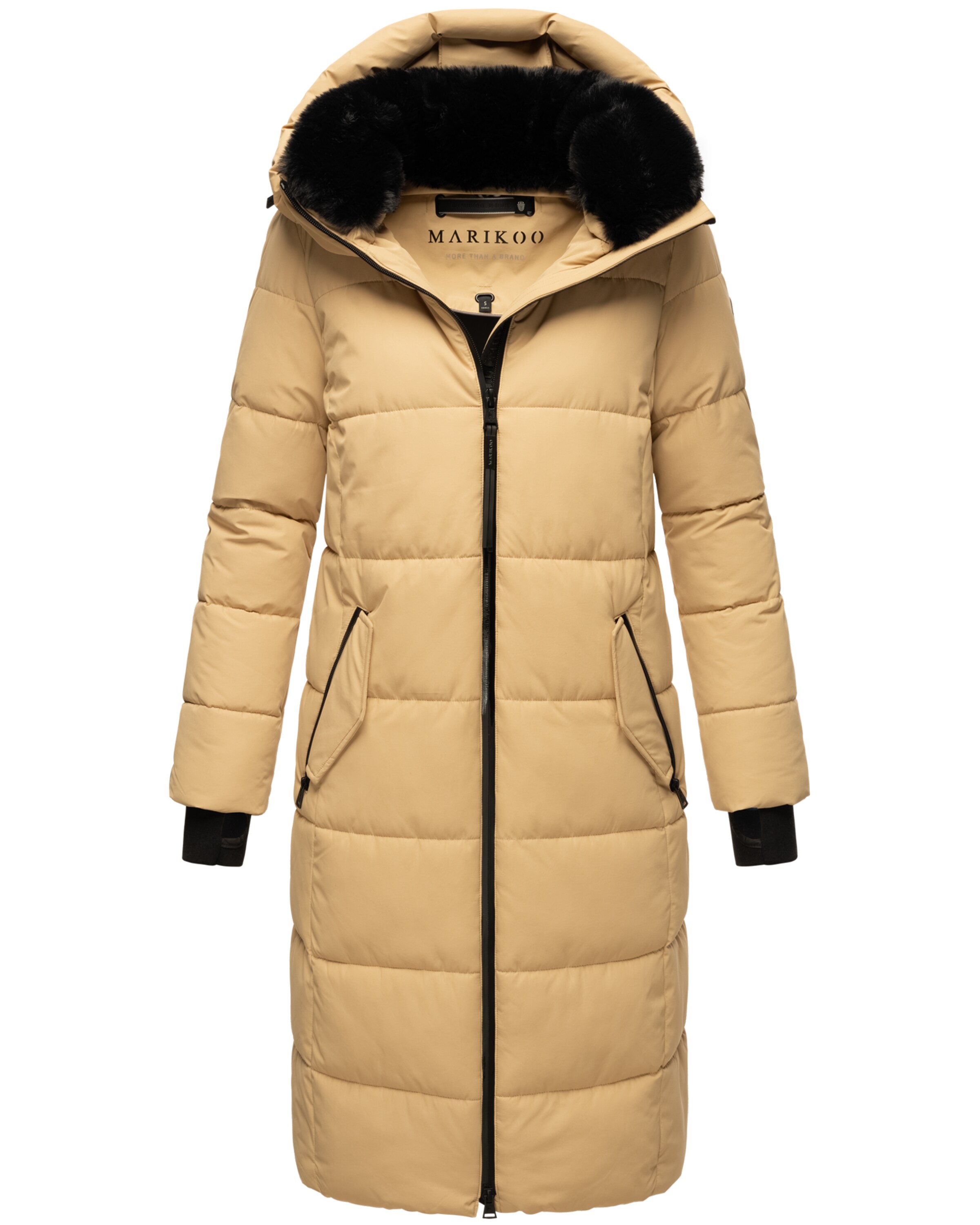 MARIKOO Winter coat 'Zuraraa XVI' in Beige
