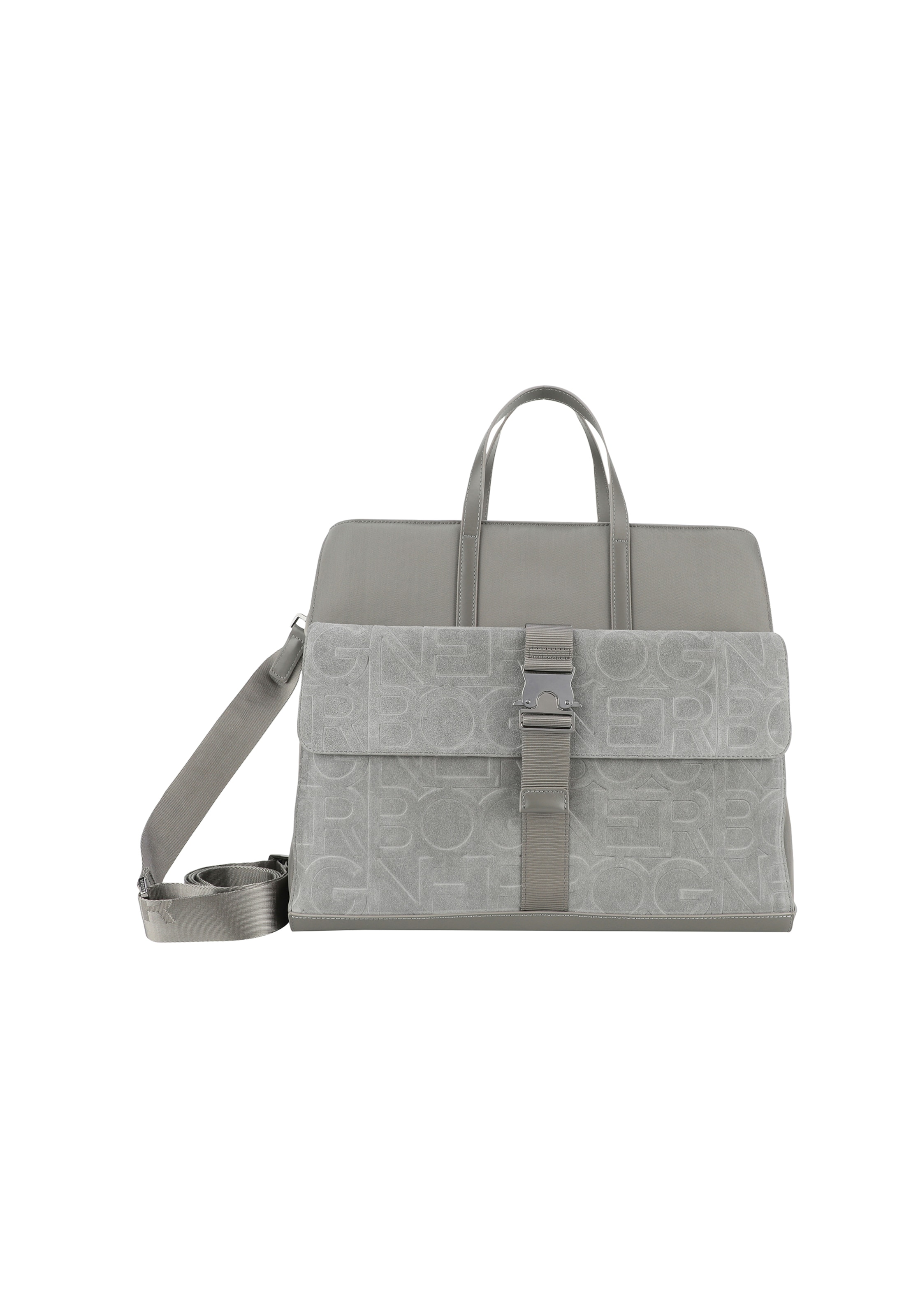 BOGNER - Shopper en gris: frente