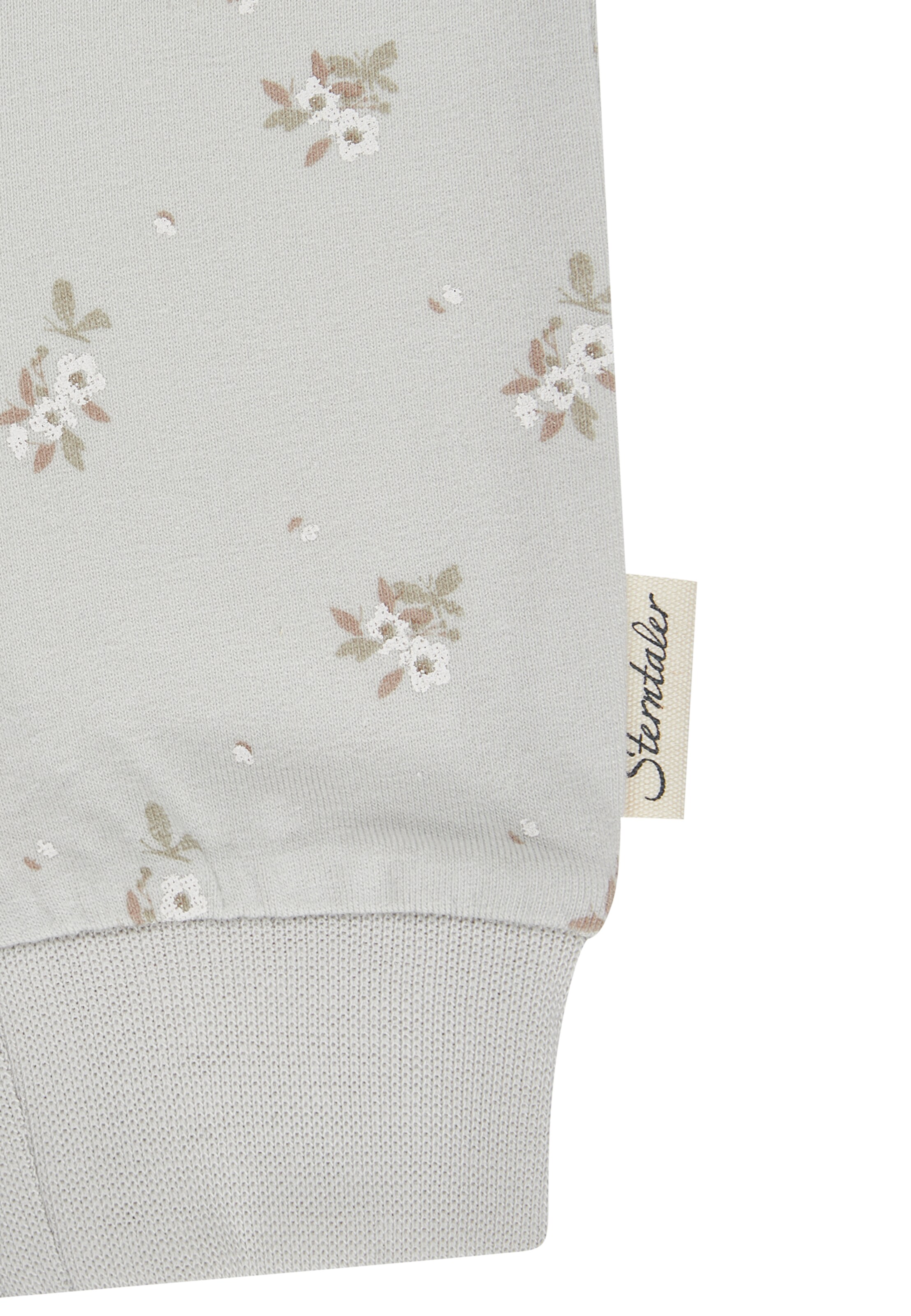 STERNTALER Regular Pants 'Blumen' in Grey