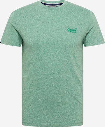 Superdry - Camisa em verde: frente