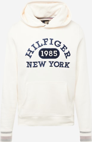 Sweat-shirt TOMMY HILFIGER en blanc : devant