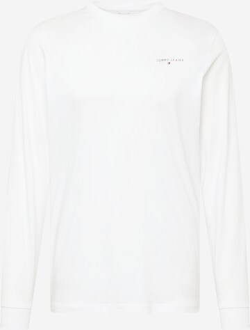 Tommy Jeans Shirt 'LINEAR' in White: front