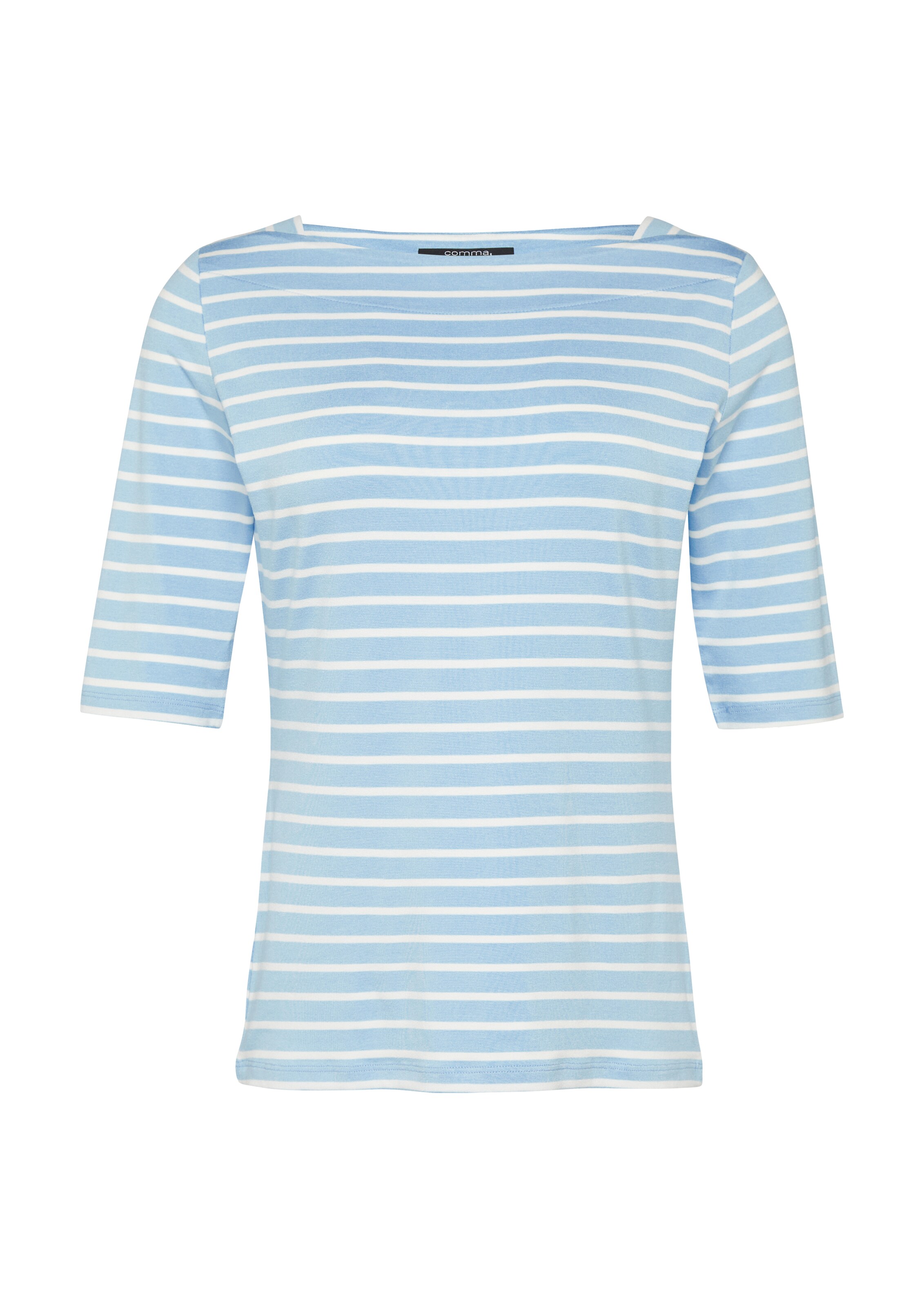 T-shirt COMMA en bleu : devant