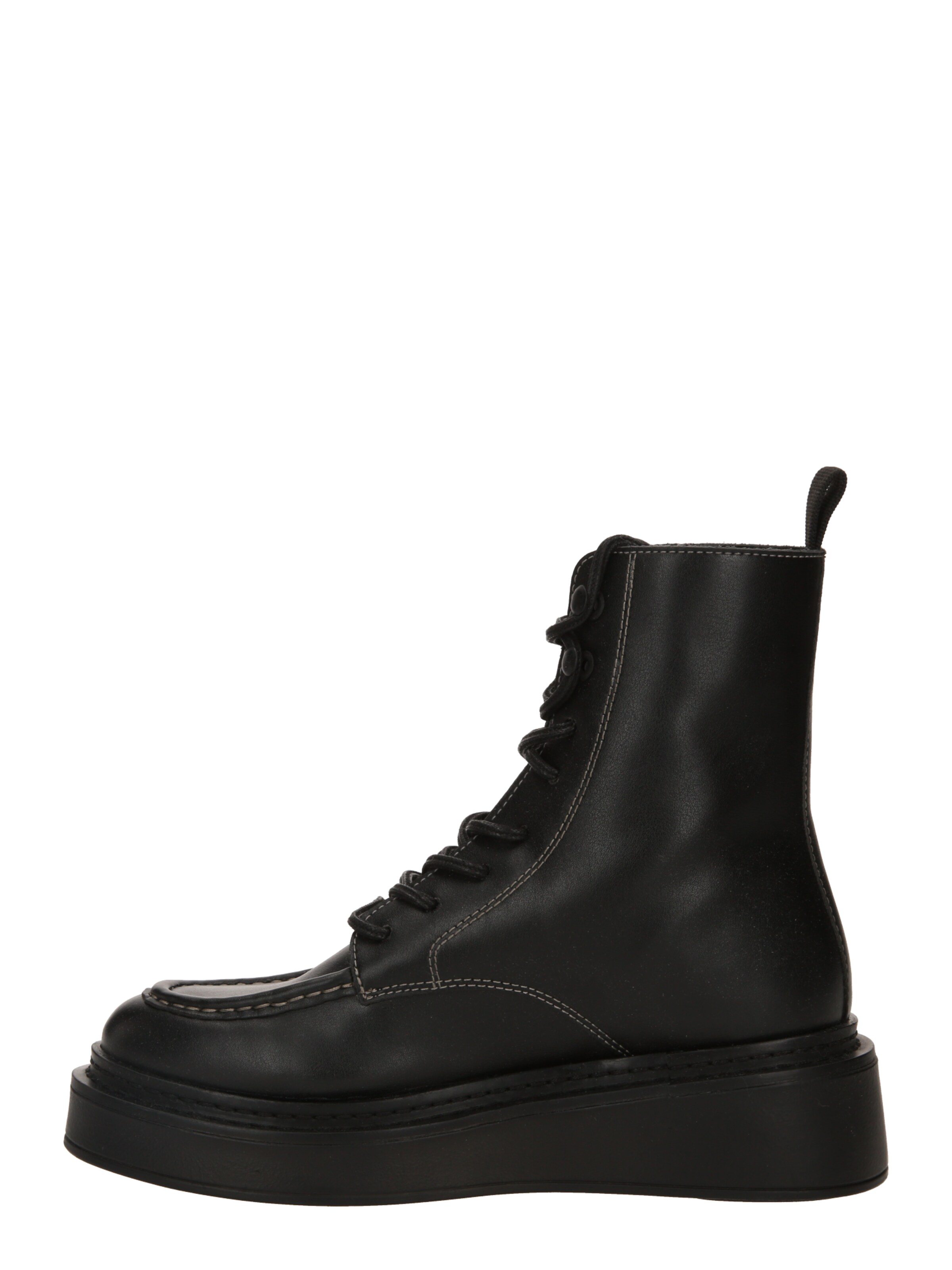 LEVI'S ® Schnürstiefelette in Schwarz