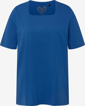 Ulla Popken Shirt in Blauw: voorkant